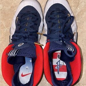 Nike Navy and Red Sneakers